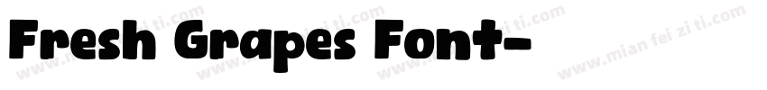 Fresh Grapes Font字体转换